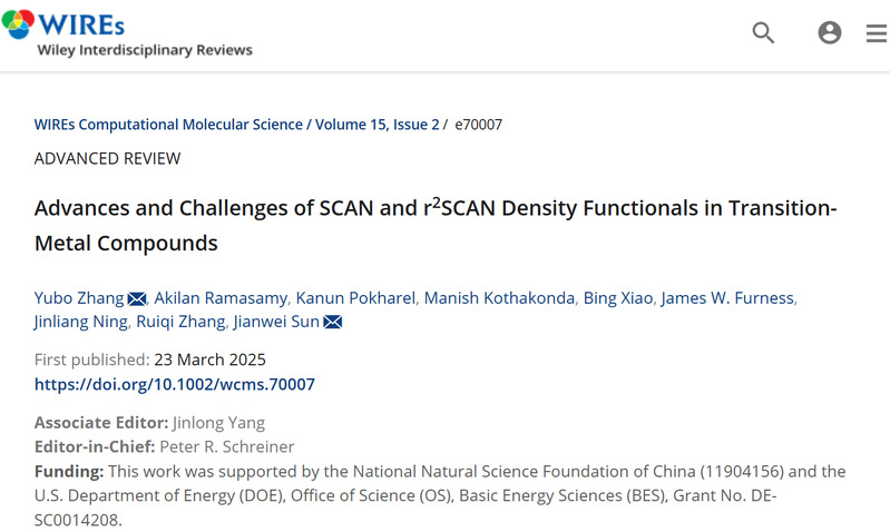 研究进展：过渡金属化合物研究的...